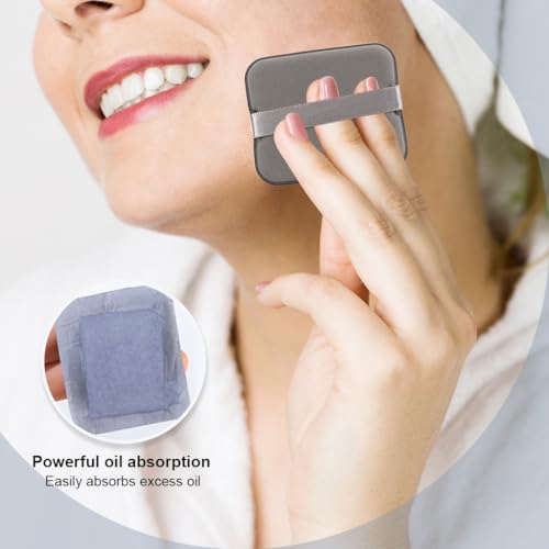 MAYCREATE® 300PCS Face Blotting Paper for Oily Skin, Natural Linen Bloating Papers for Oily Face, Oil Absorbing Sheets for Face, with Built-in Mirror & Powder Puff Pad for Men and Women MAYCREATE® 300PCS Face Blotting Paper for Oily Skin, Natural Linen Bloating Papers for Oily Face, Oil Absorbing Sheets for Face, with Built-in Mirror & Powder Puff Pad for Men and Women